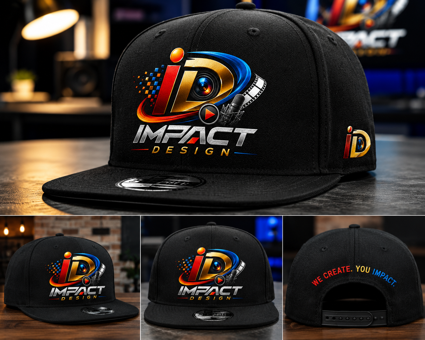Custom Embroidered Headwear — custom branded merchandise by Creole Medallion