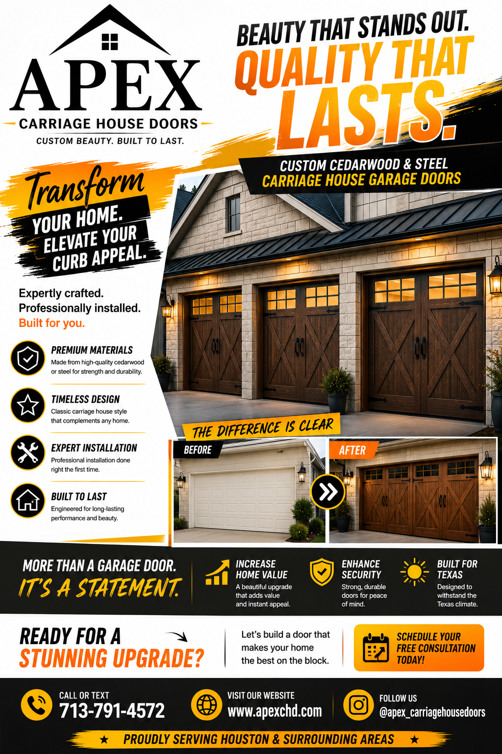 Apex Carriage House Doors