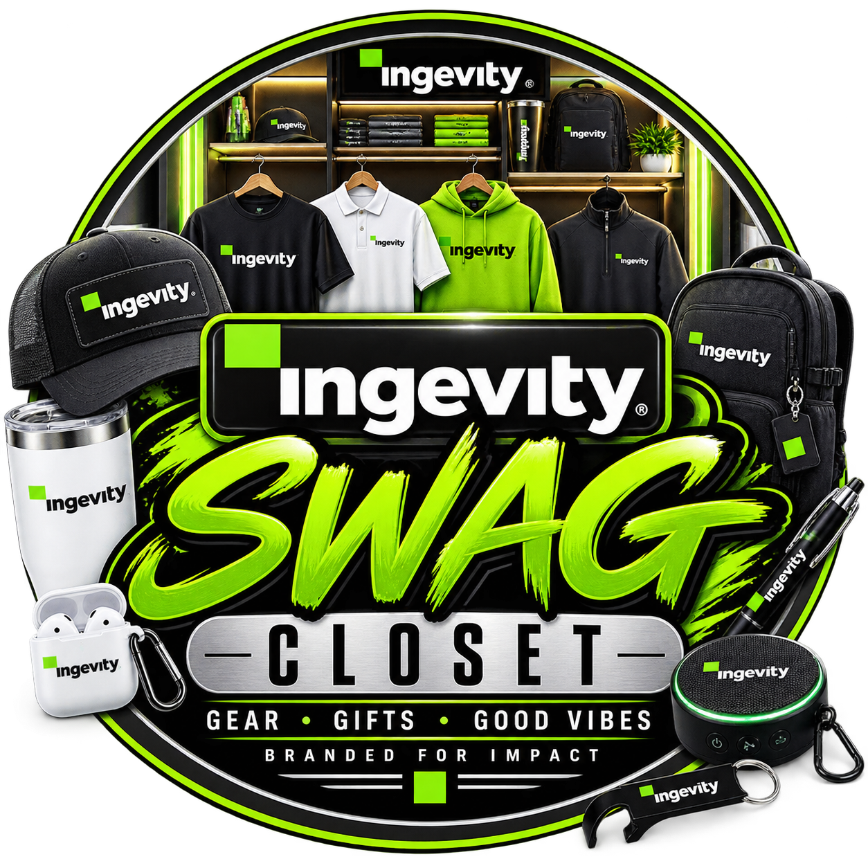 Employee Swag & Company Stores — custom branded merchandise by Creole Medallion
