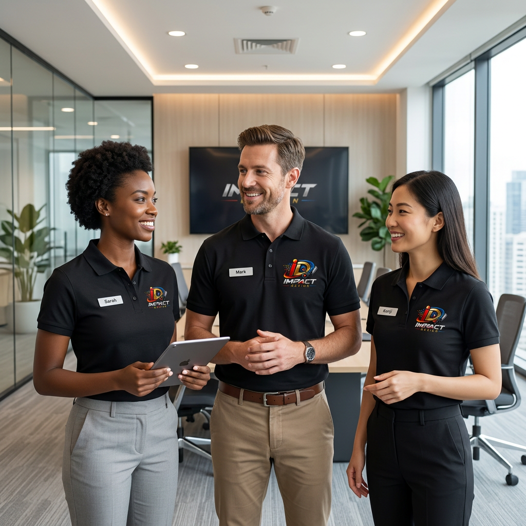 Employee Merchandise with Impact Design logo