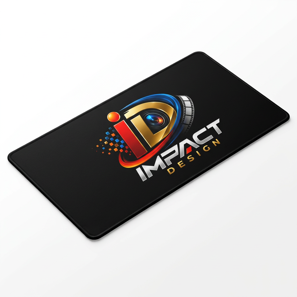 Mouse Pads with Impact Design logo