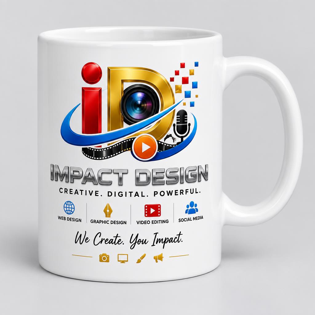 Coffee Mugs with Impact Design logo
