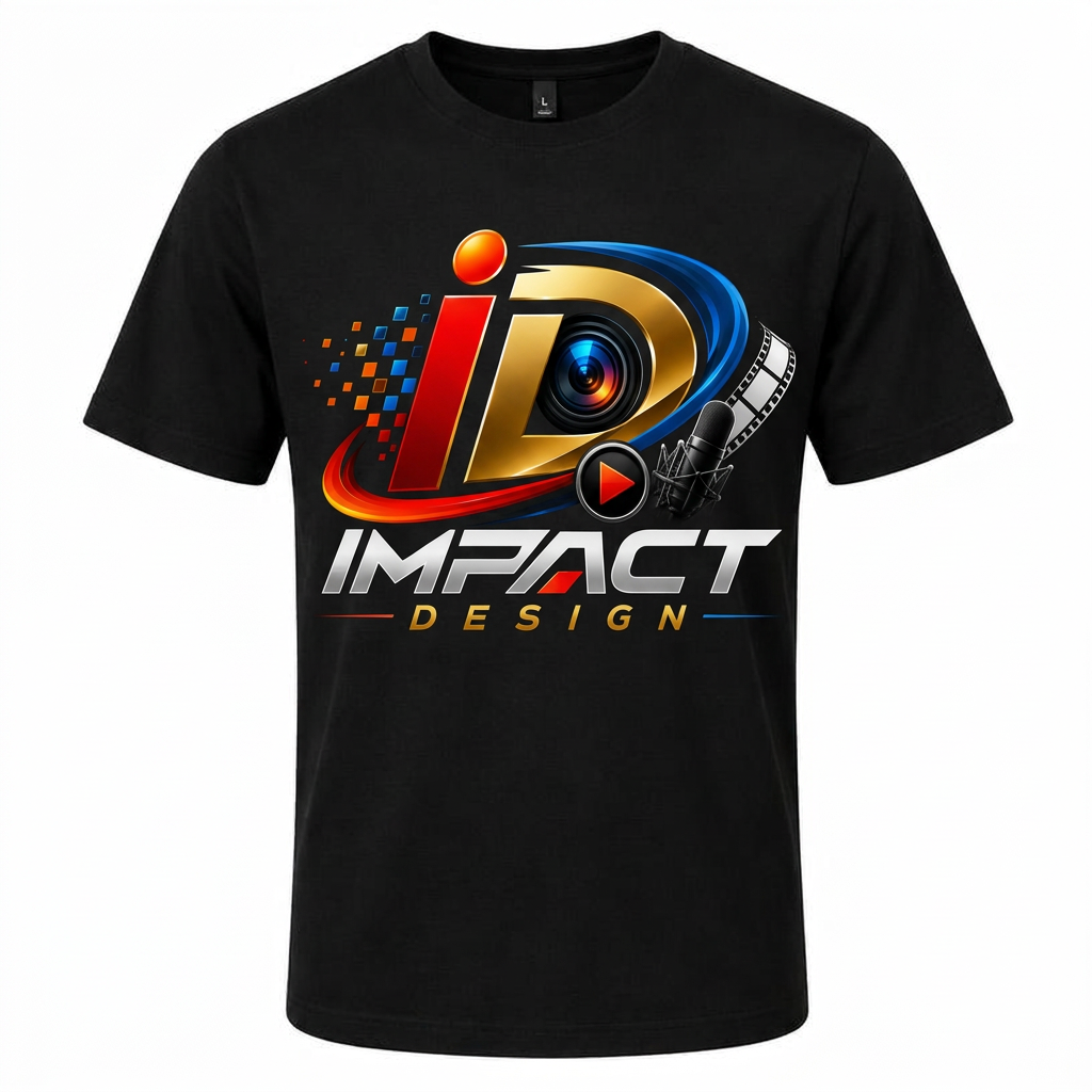 Custom T-Shirts with Impact Design logo