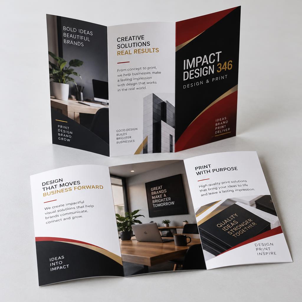 Tri-Fold Brochures mockup